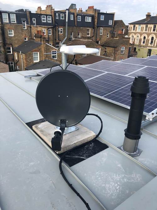 Satellite TV Dish Install Fibre Optic Installation Ltd London